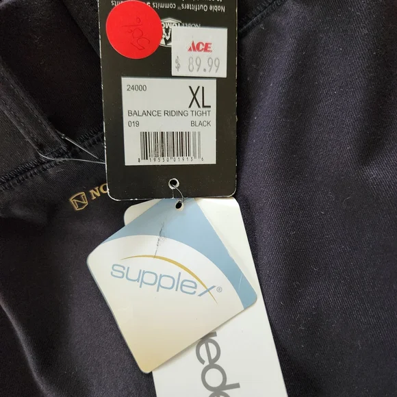 Black Riding Pants with Logo - Picture 3 of 5